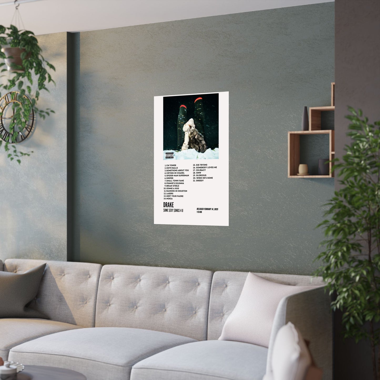 Drake Satin Poster - Some Sexy Songs 4 U Album