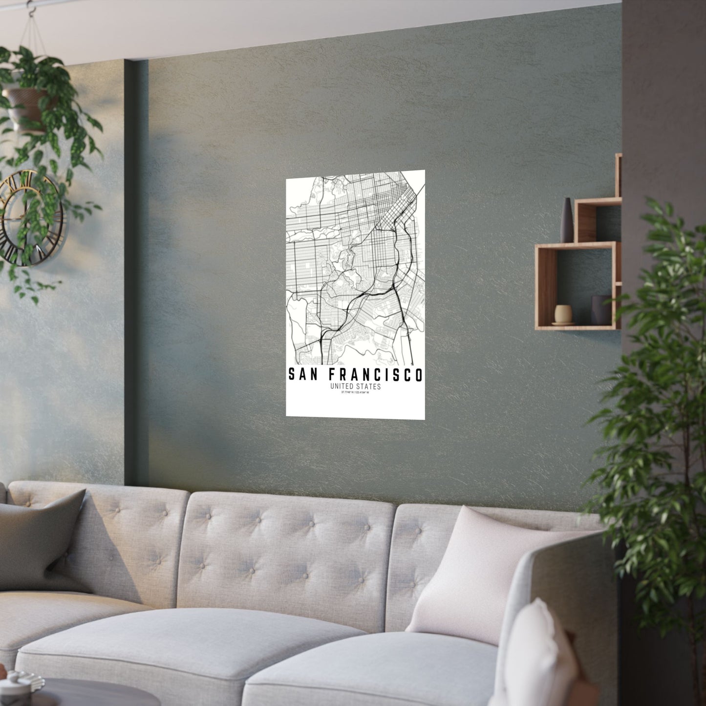 San Francisco - United States Satin Poster