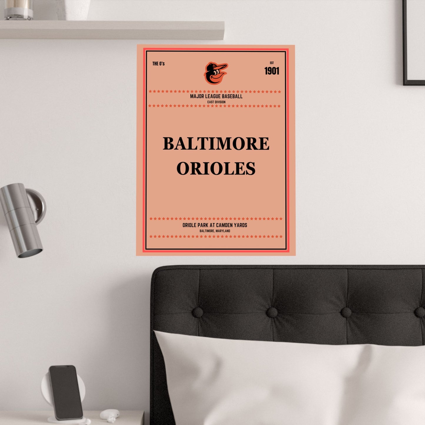 Baltimore Orioles Satin Poster