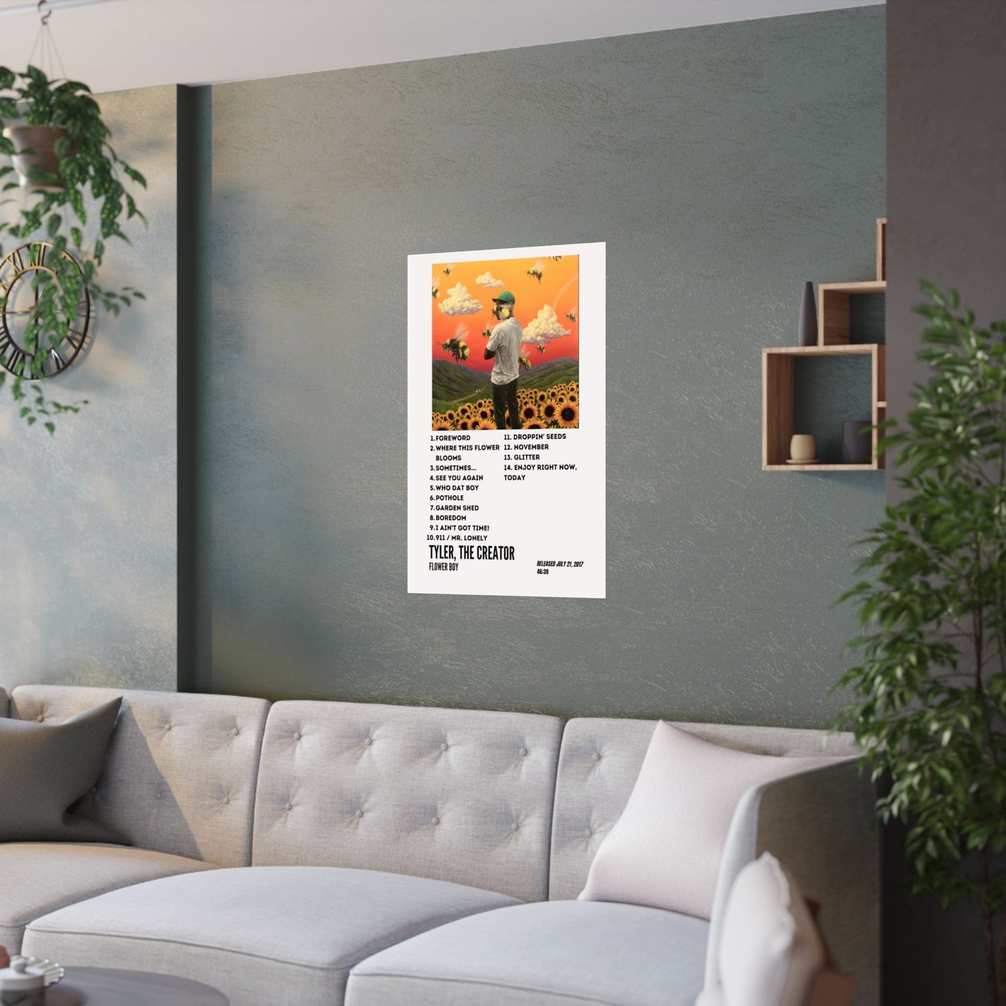 Tyler, The Creator Satin Poster - Flower Boy Album