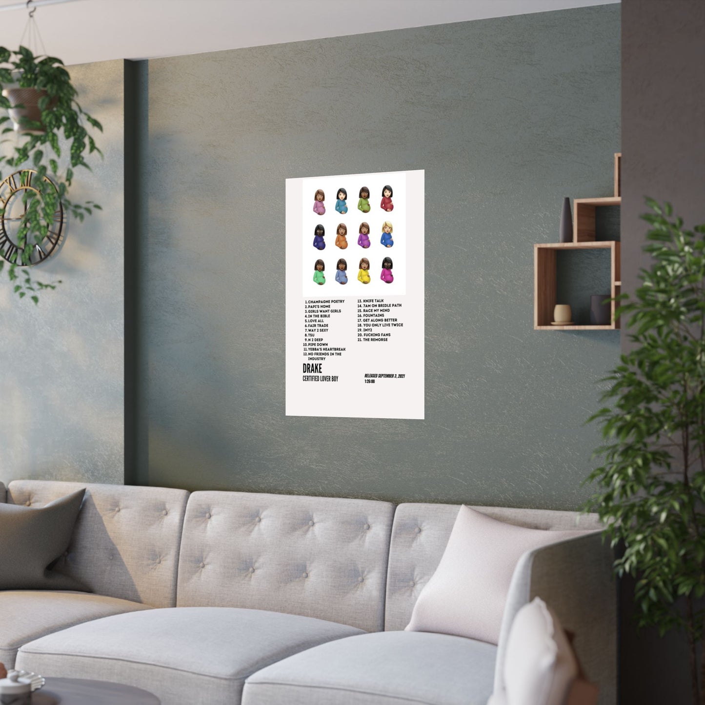 Drake Satin Poster - Certified Lover Boy Album