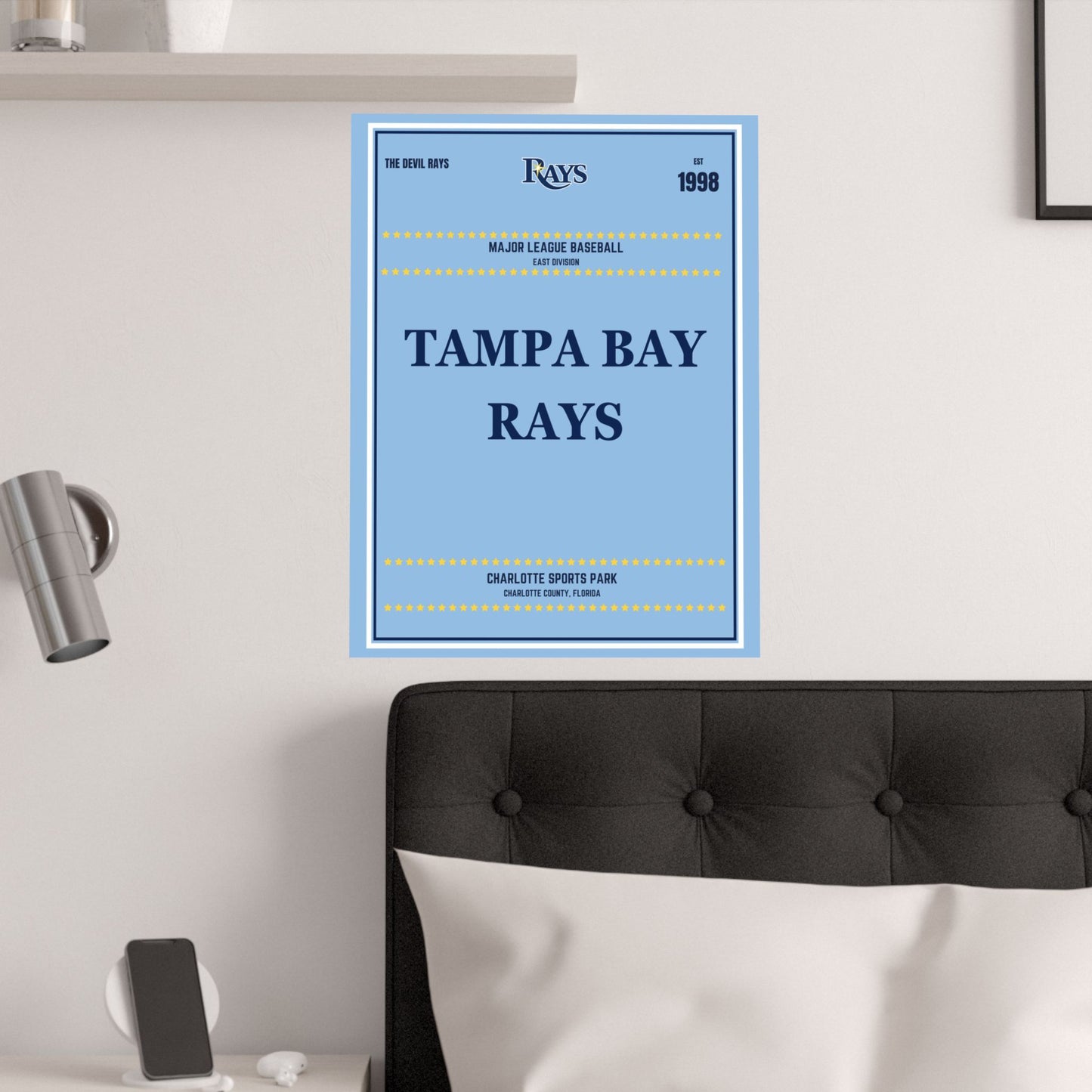Tampa Bay Rays Satin Posters