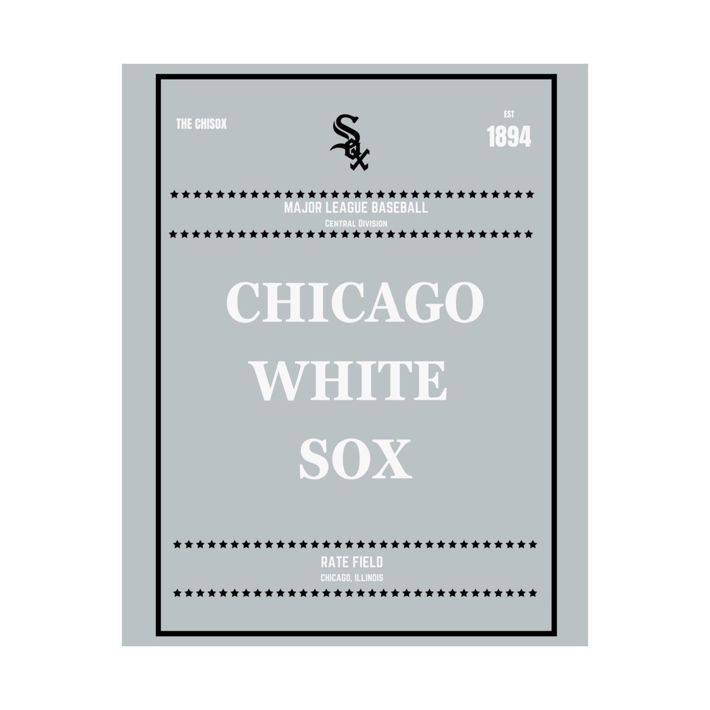 Chicago White Sox Satin Poster
