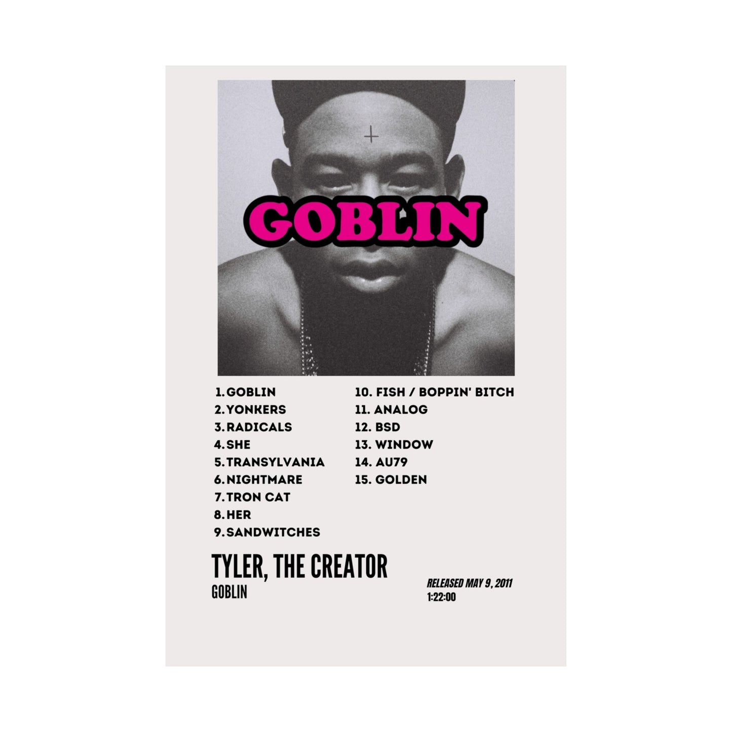 Tyler, The Creator Satin Poster - Goblin Album