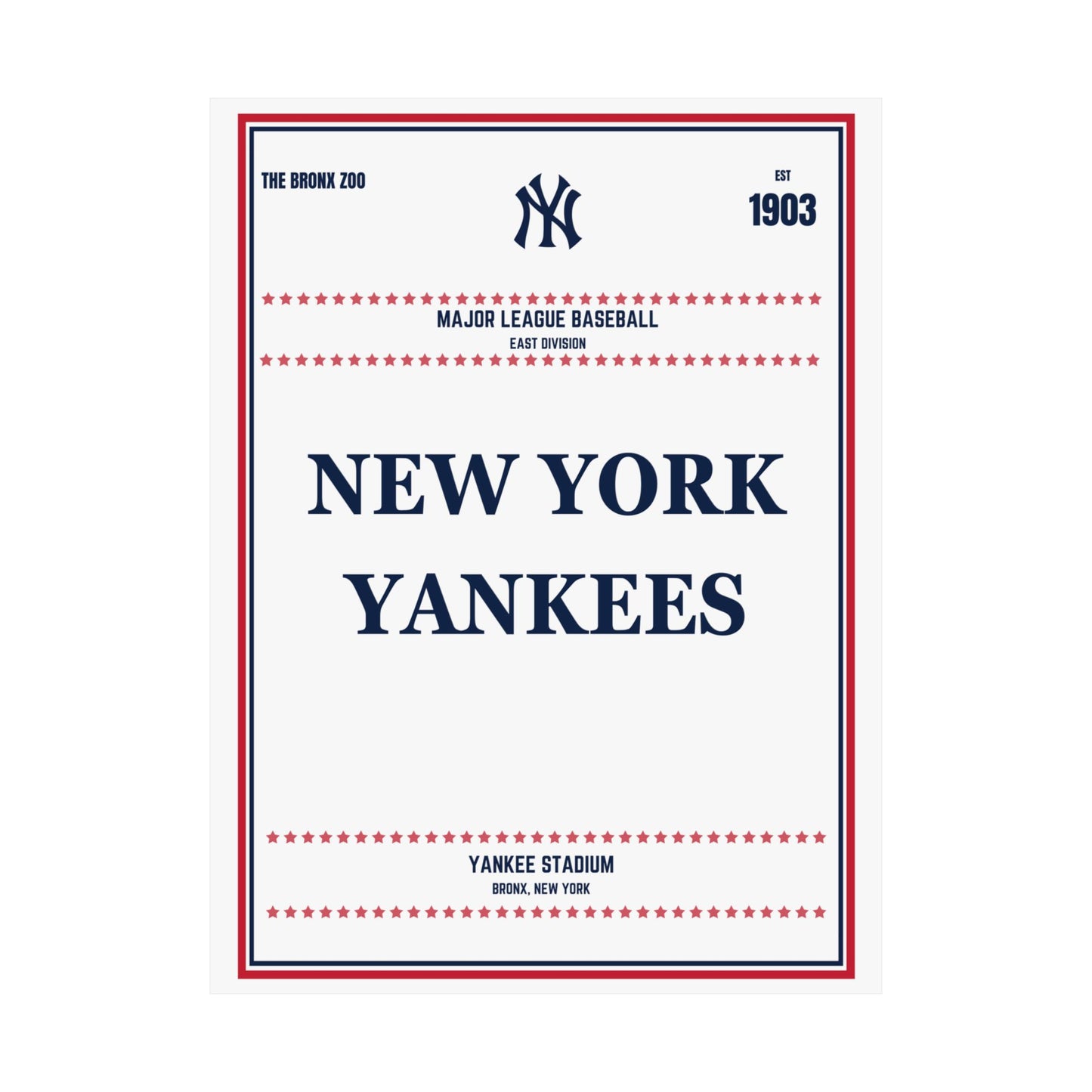 New York Yankees Satin Poster