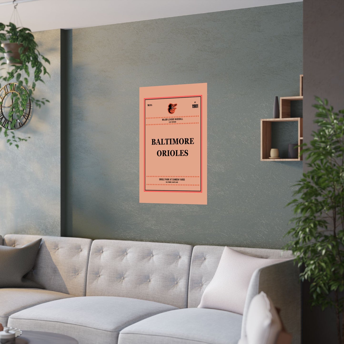 Baltimore Orioles Satin Poster