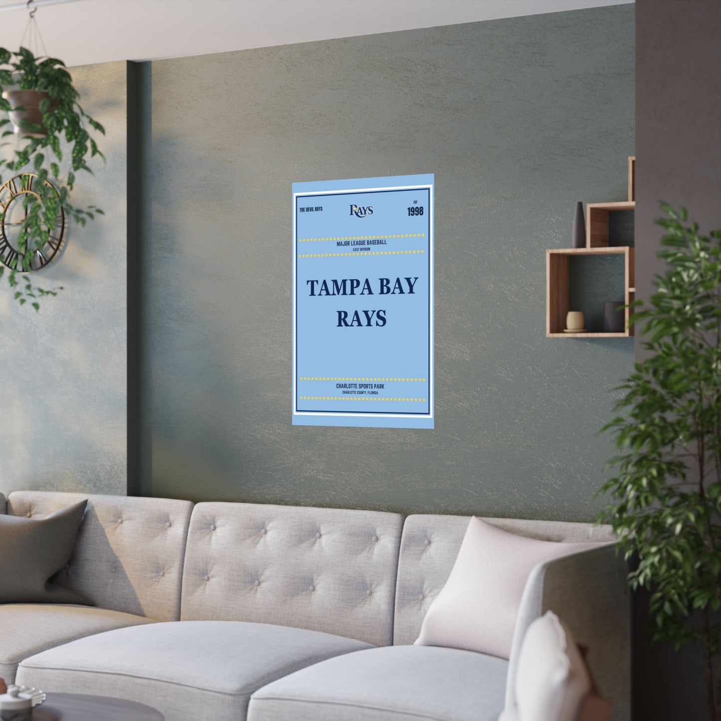 Tampa Bay Rays Satin Posters