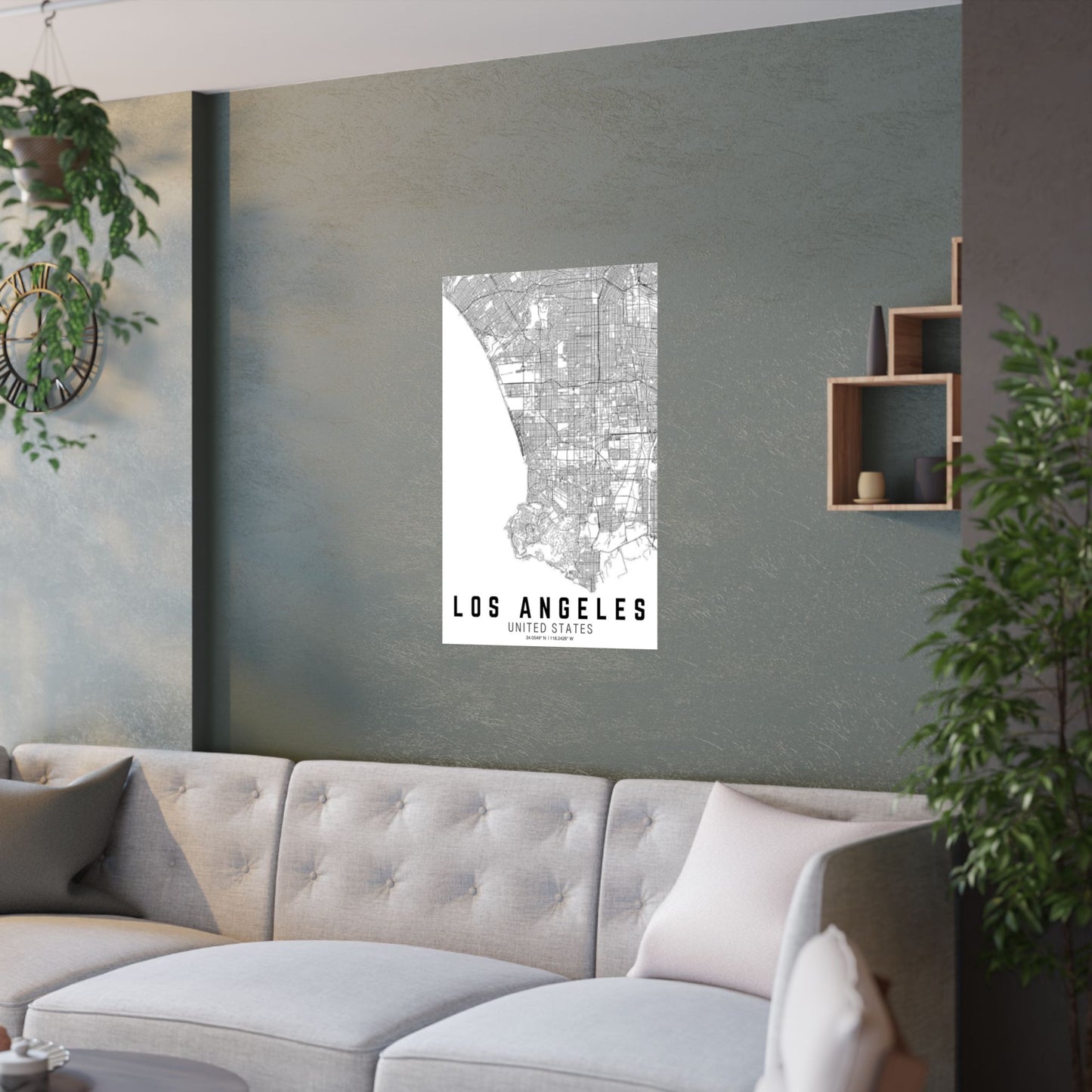 Los Angeles - United States Satin Poster