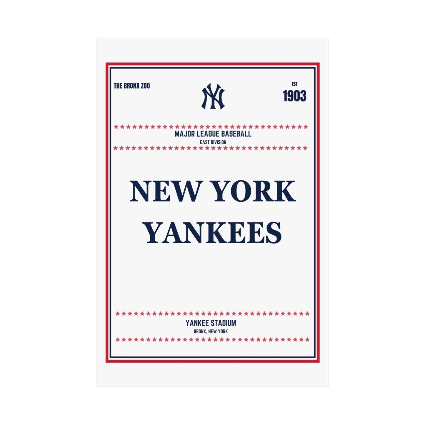 New York Yankees Satin Poster