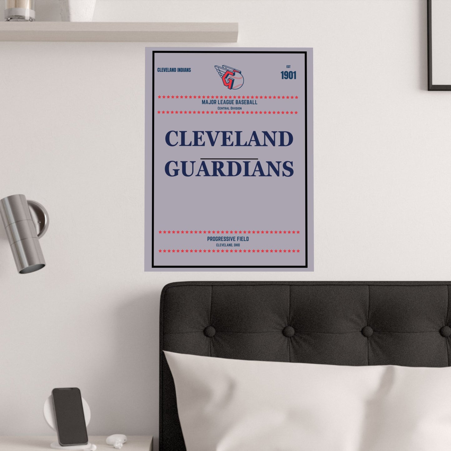 Cleveland Guardians Satin Poster