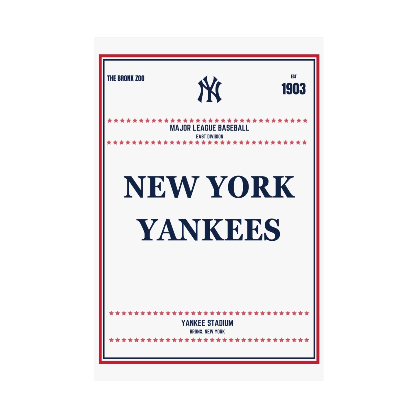 New York Yankees Satin Poster