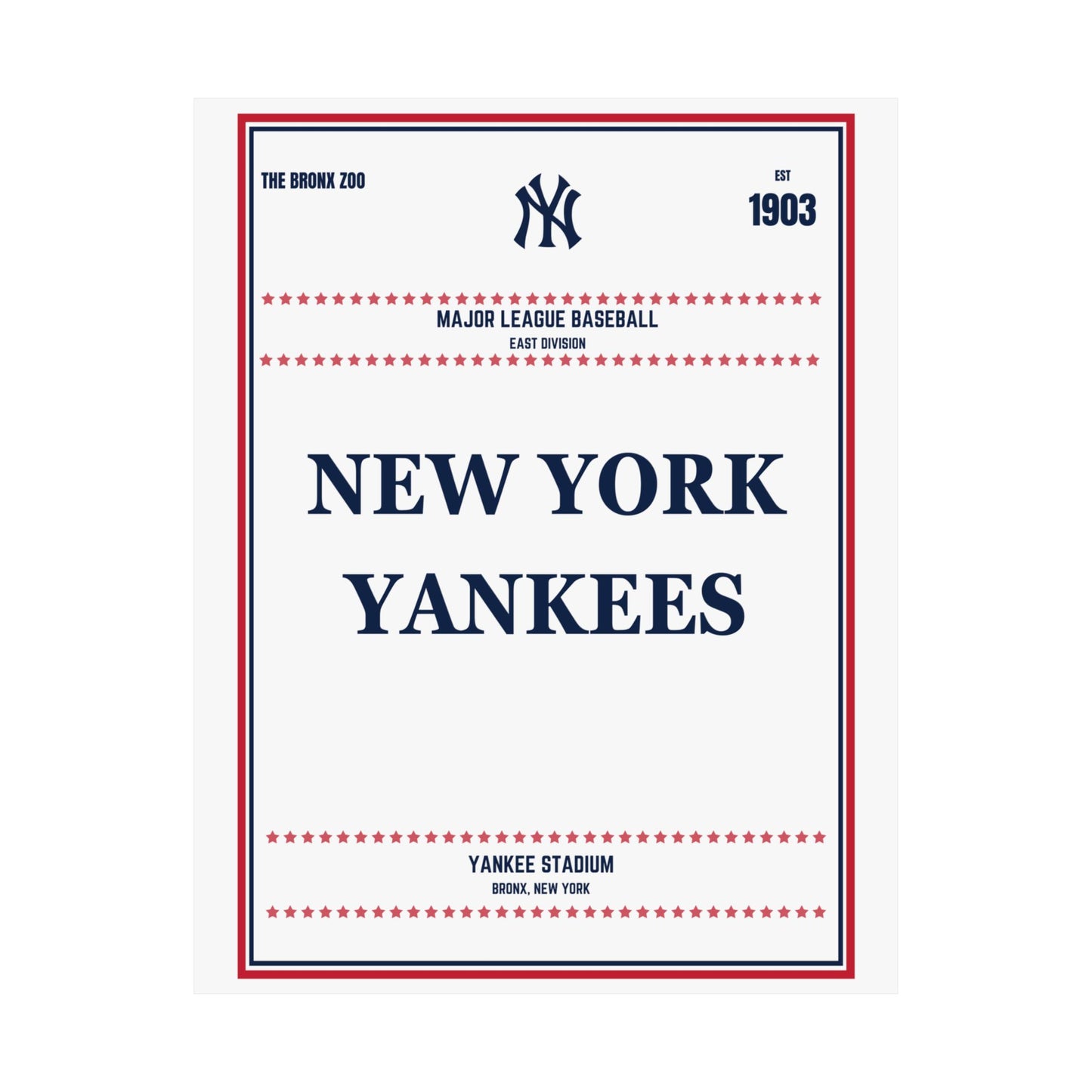New York Yankees Satin Poster