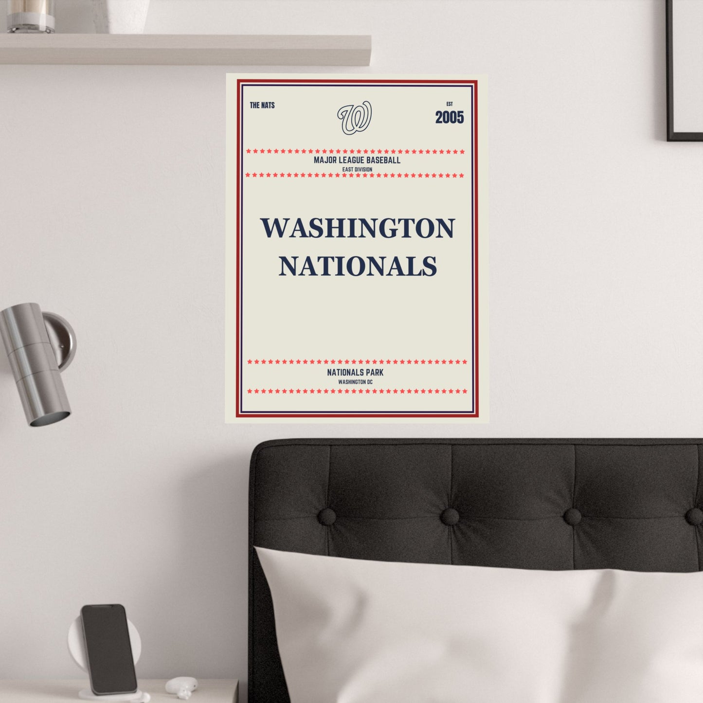 Washington Nationals Satin Poster