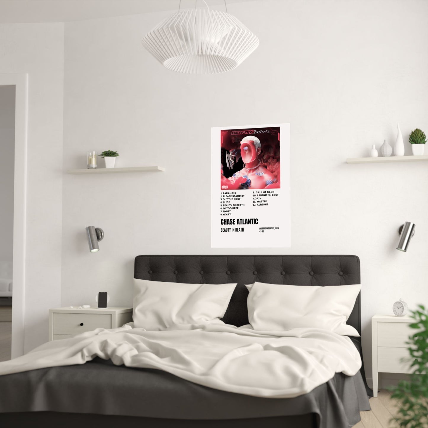 Chase Atlantic Satin Poster - Beauty in Death Album