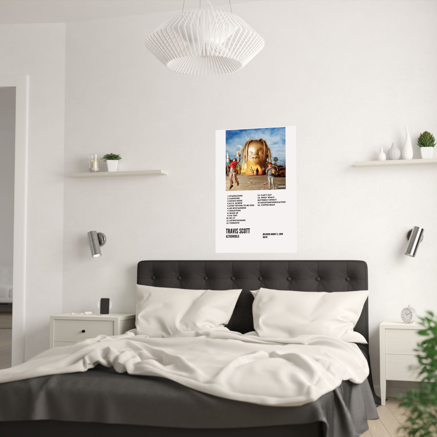Travis Scott Satin Poster – Astroworld Album