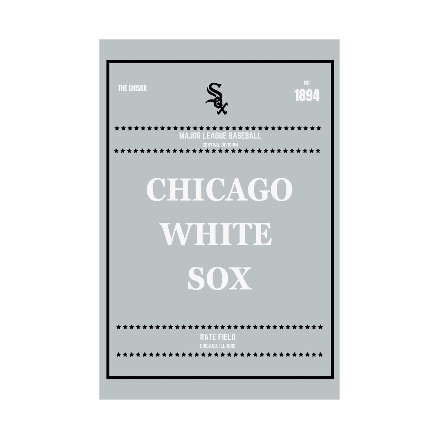 Chicago White Sox Satin Poster