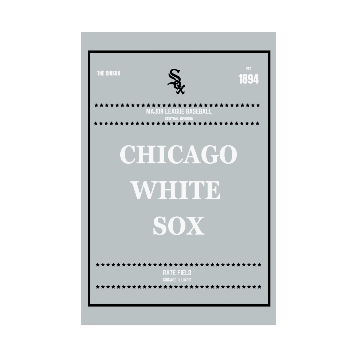 Chicago White Sox Satin Poster