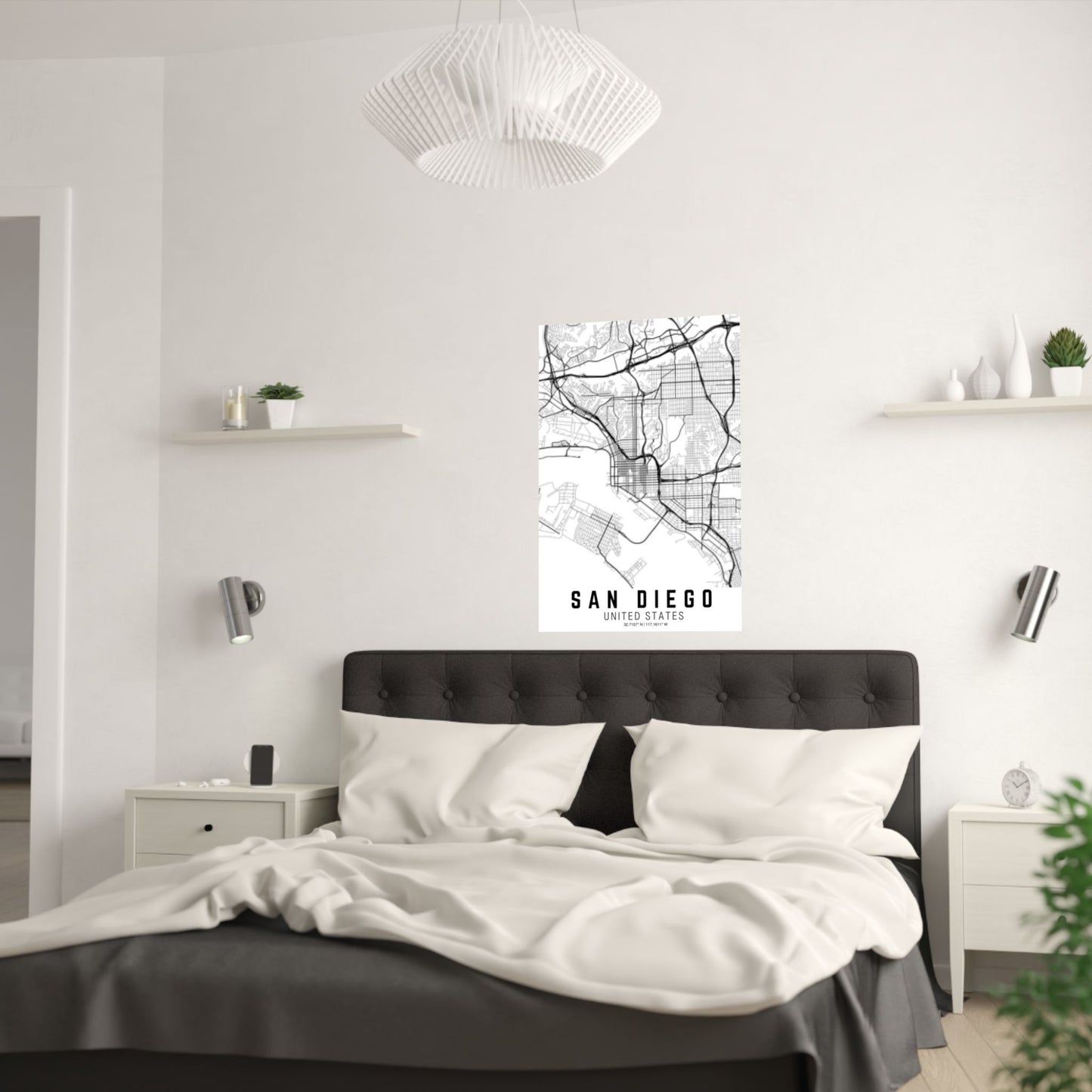 San Diego - United States Satin Poster