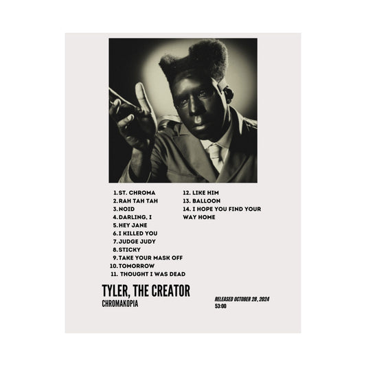 Tyler, The Creator Satin Poster - Chromakopia Album