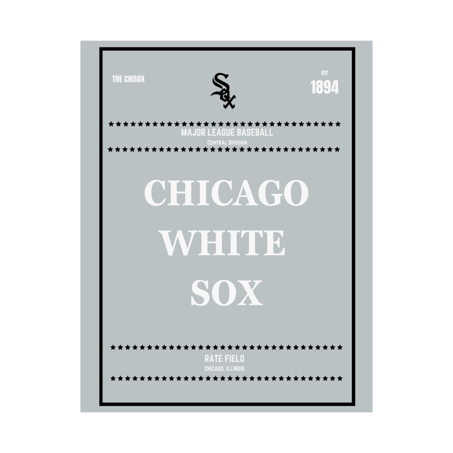 Chicago White Sox Satin Poster