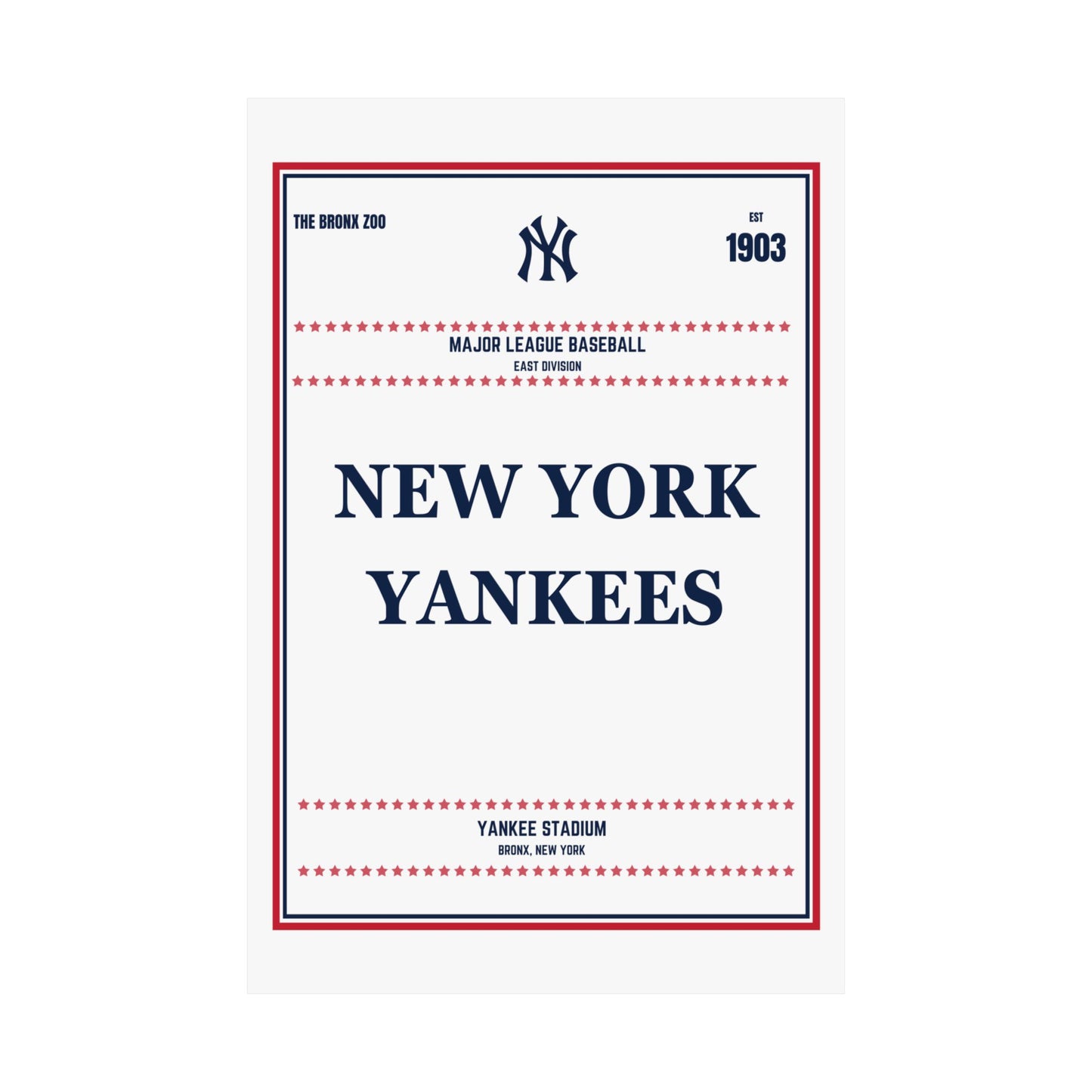 New York Yankees Satin Poster