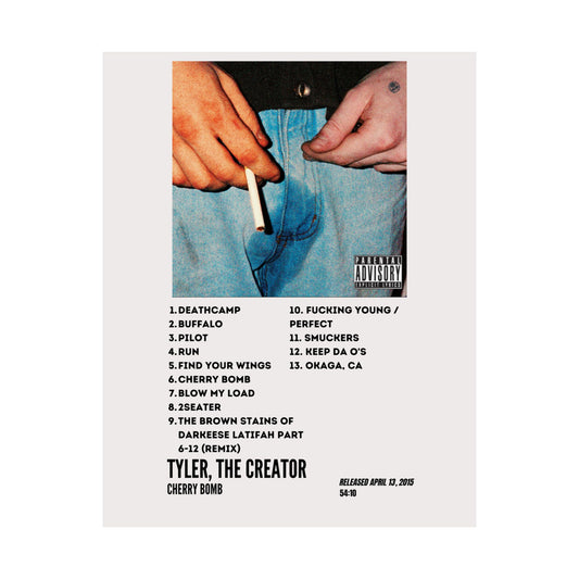 Tyler, The Creator Satin Poster - Cherry Bomb Album
