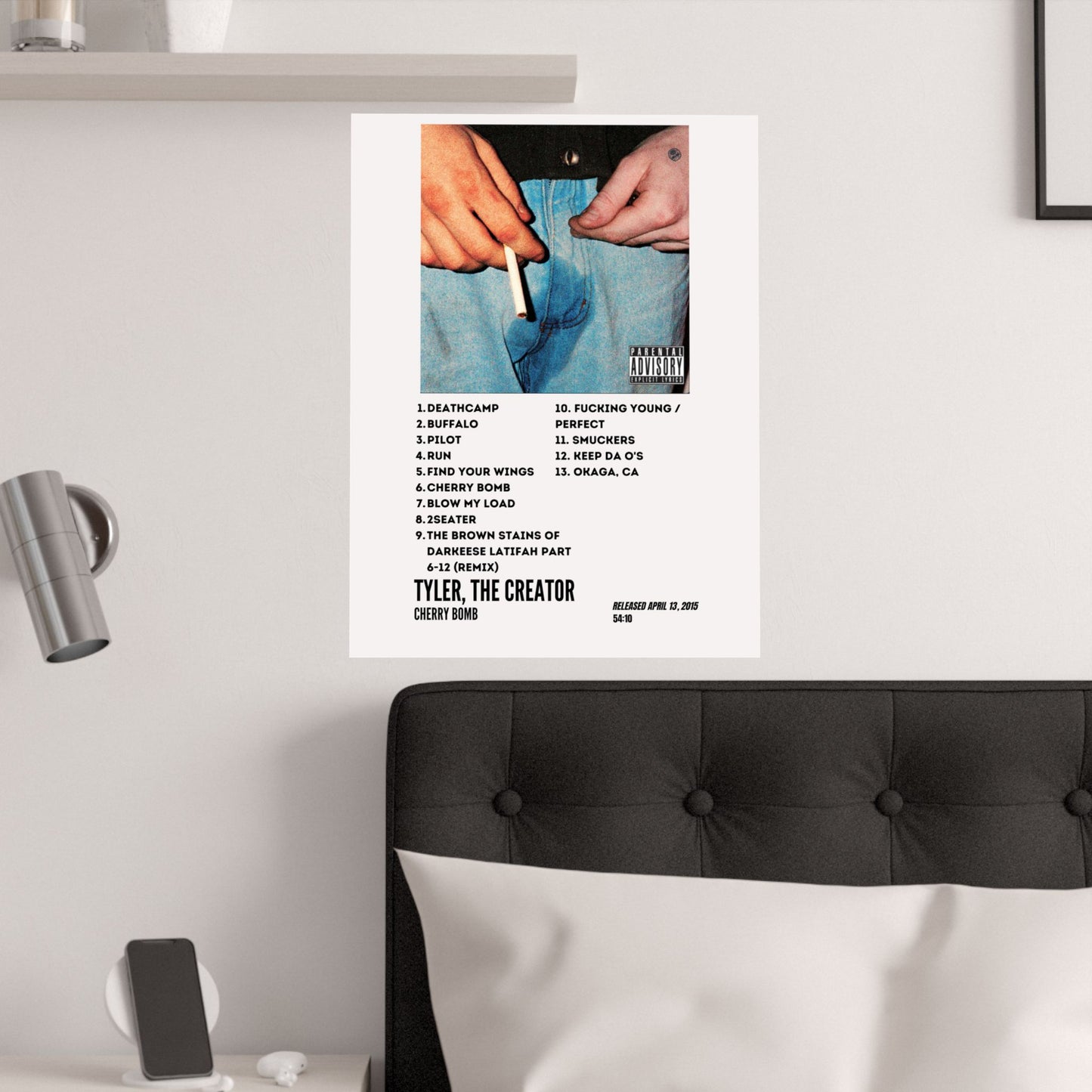 Tyler, The Creator Satin Poster - Cherry Bomb Album