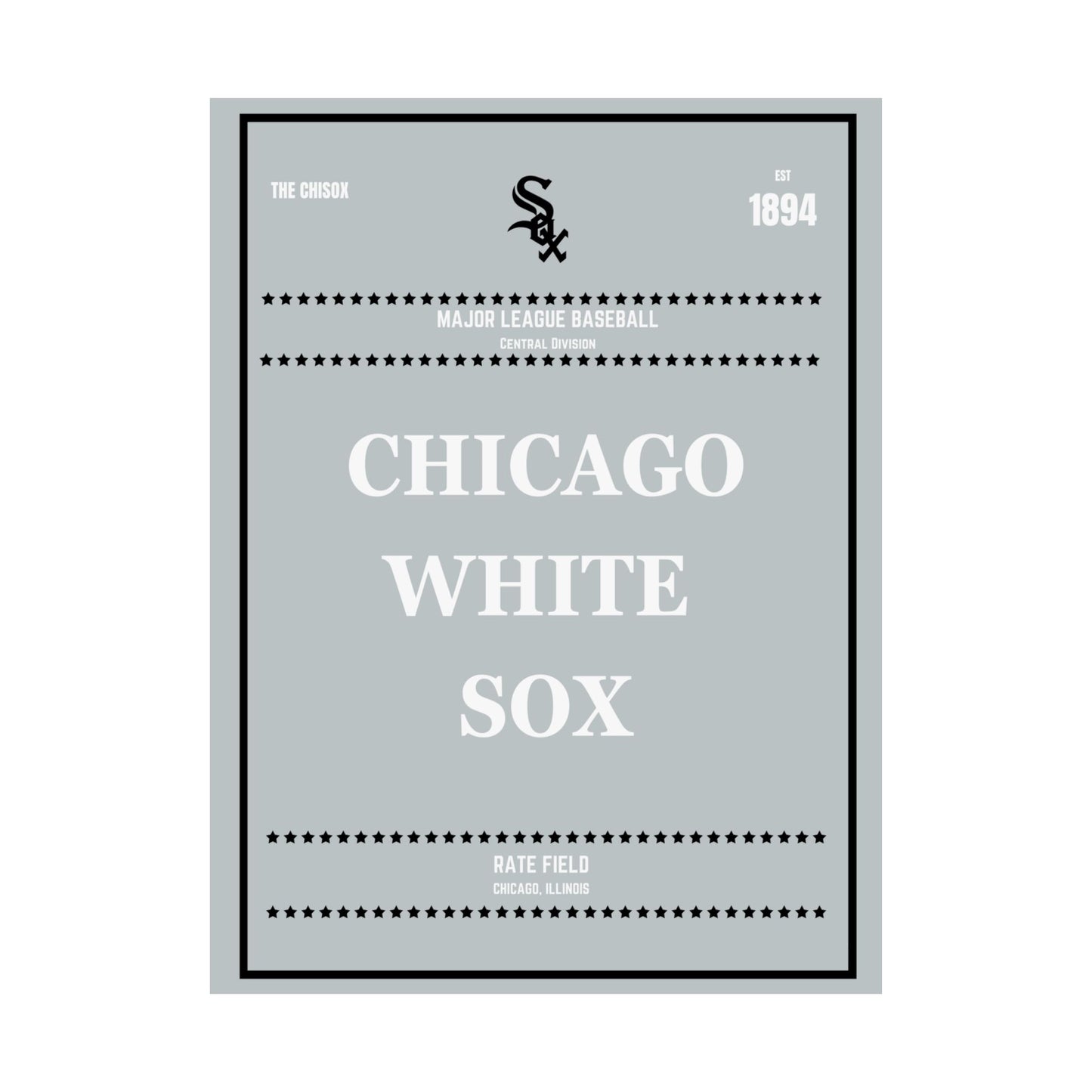 Chicago White Sox Satin Poster