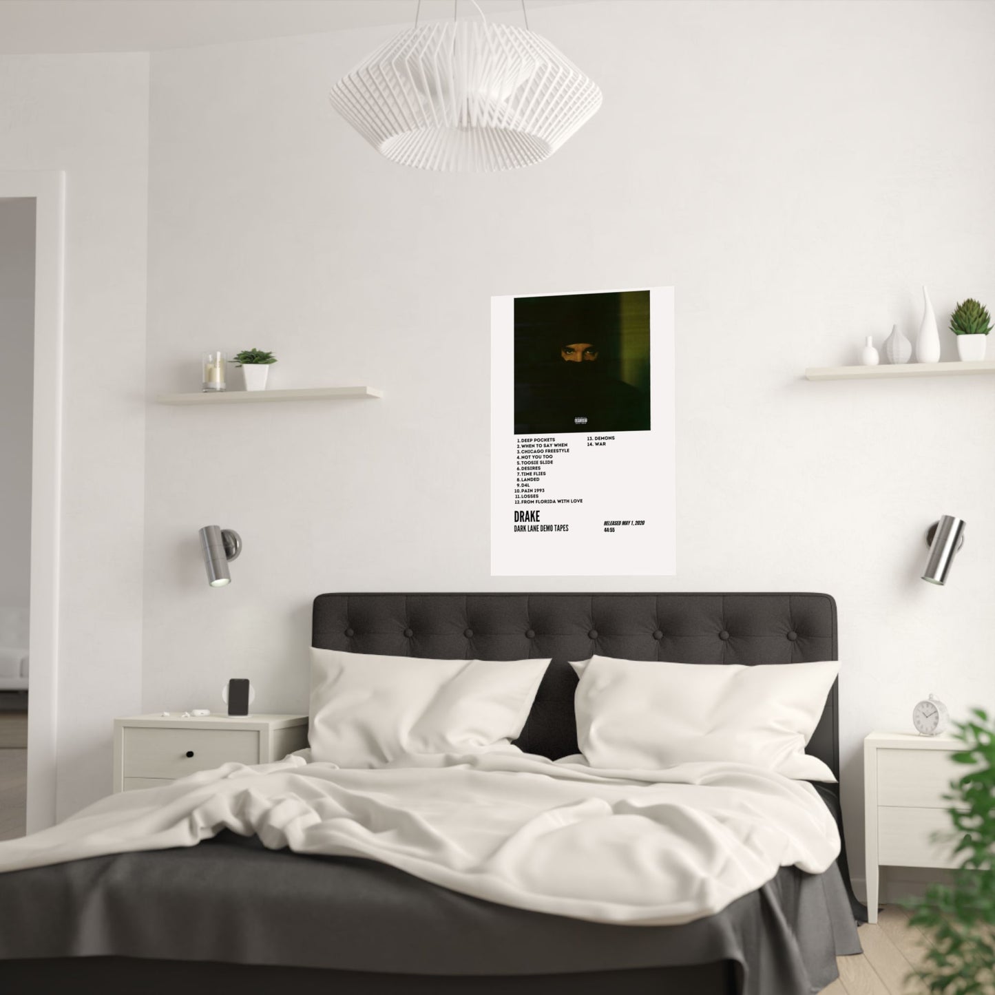 Drake Satin Poster - Dark Lane Demo Tapes Album