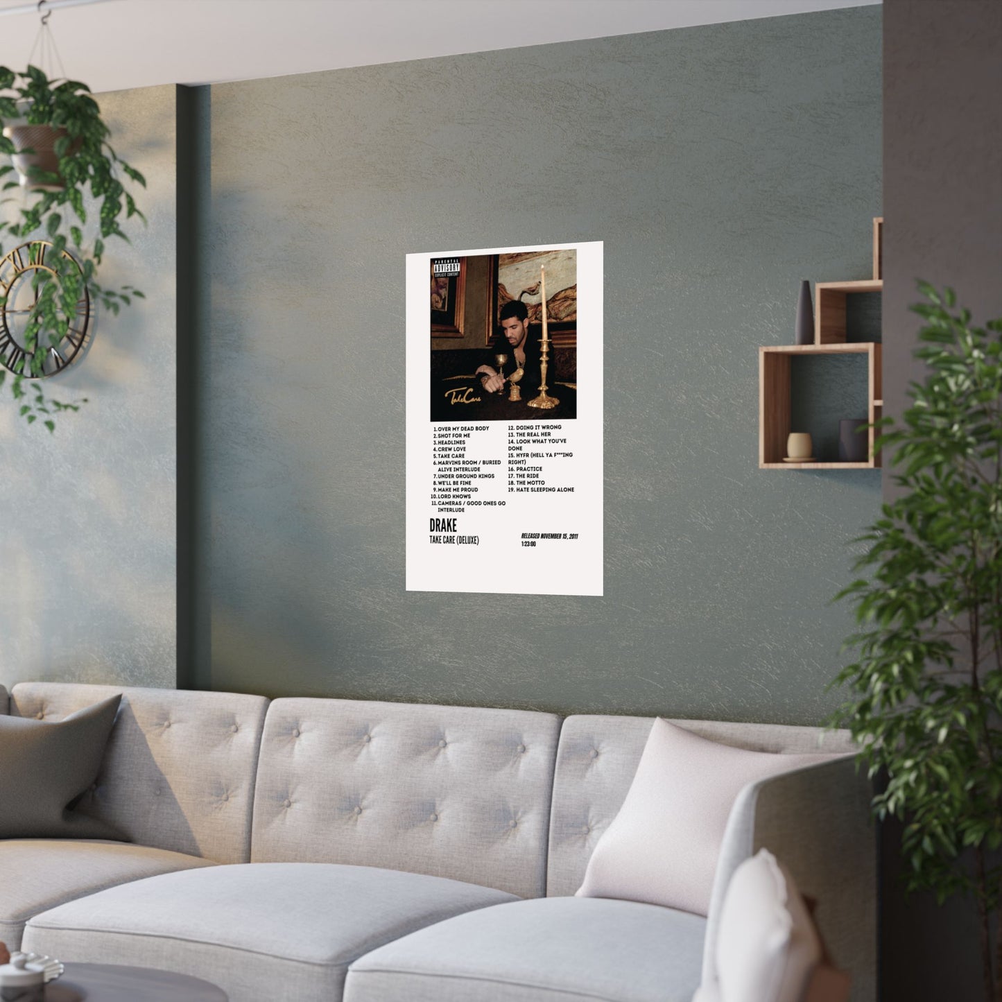 Drake Satin Poster - Take Care Album