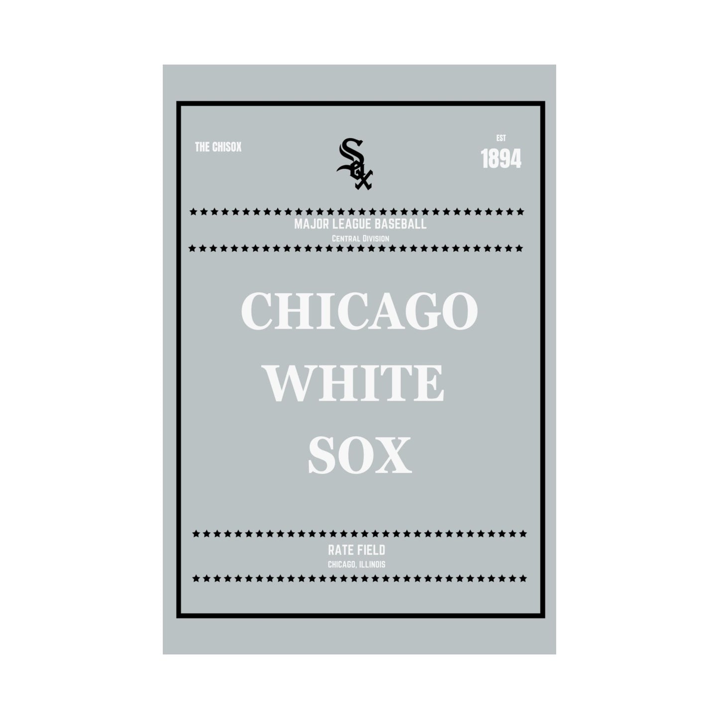 Chicago White Sox Satin Poster