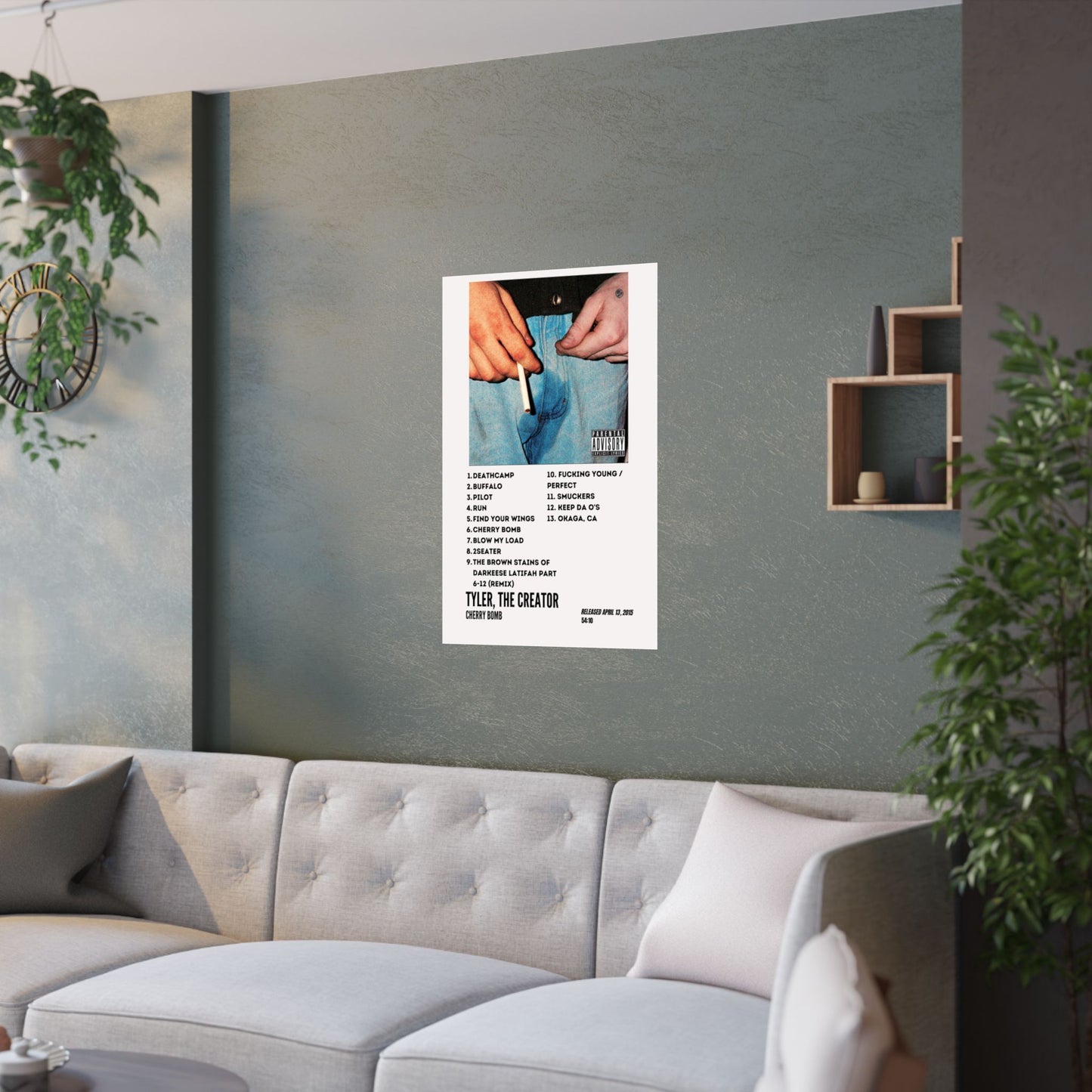 Tyler, The Creator Satin Poster - Cherry Bomb Album