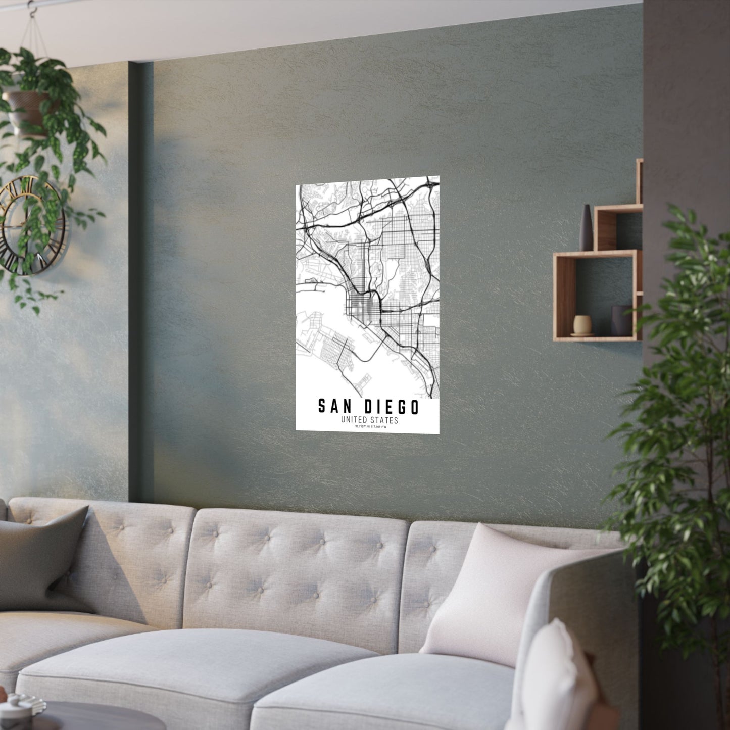 San Diego - United States Satin Poster
