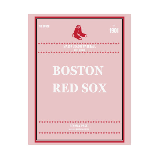 Boston Red Sox Satin Poster